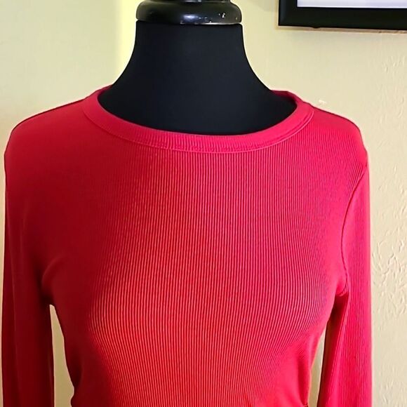 Spoiled - Red Bodycon Dress with Ruching on Sides, Size Large, NWOT - Picture 4 of 8